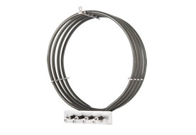Coil heaters and custom heater parts